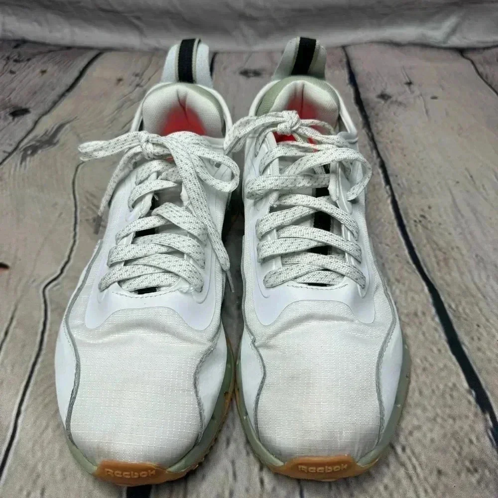 Reebok Zig Dynanica Women's Running Shoes White/Green size 8.5